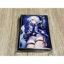 スリーブ　原神　13個 ミッドナイトブルー カードスリーブ 原神 シャルロット - TCG